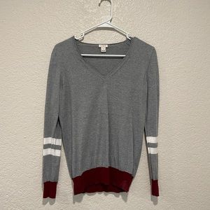 J.Crew V-neck small fitted sweater